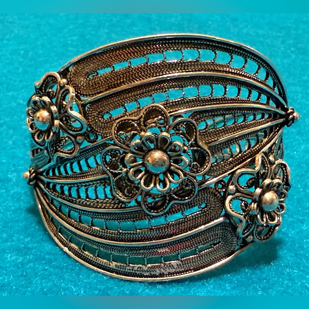Dgs Turkey 925 Filigreed Cuff